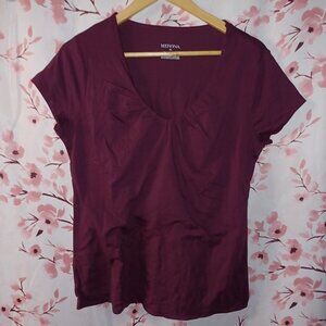 CUT FRONT T-SHIRT